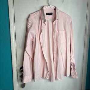 Salvatore ferragamo pin stripes long sleeves dress button down shirt